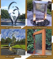 Modern Art Stainless Steel Outdoor