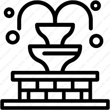 Fountain Vector Icon Inventicons