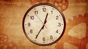 Ancient Clock Background Passing Time