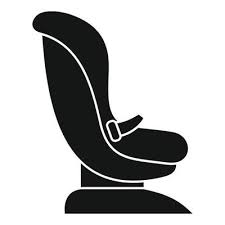 Belt Baby Car Seat Icon Simple Style