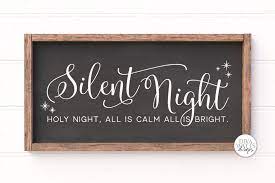 Silent Night Holy Night Svg