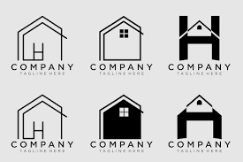 House Logo Design Real Estate Vector Icon