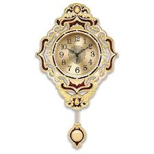 Modern Gold Rustic Pendulum Clock