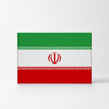 Iran Flag Canvas Or Metal Wall Art