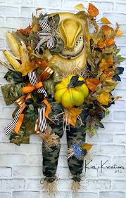 Fall Wreath Fall Scarecrow Scarecrow