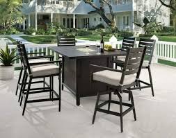 7 Piece Counter Height Fire Table Set