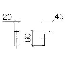 Dornbracht Elemental Robe Hook Robe