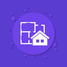 Home Plan Room Layout Vector Icon