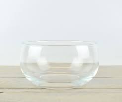 Handmade Clear Glass Bowl Ts Fruit