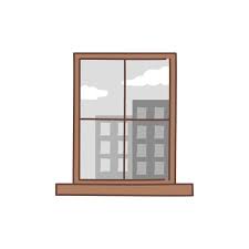 Window Palace Cartoon Vector Images