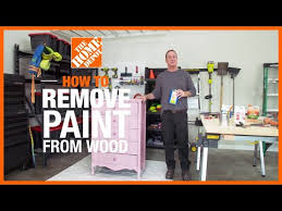 How To Remove Paint From Wood The