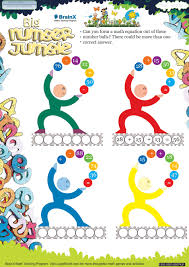 Big Number Jumble Math Worksheet For