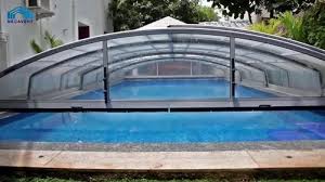 Fabricated Blue Swimming Pool Enclosure