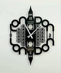 Gco London Wall Clock Iron Made Modern