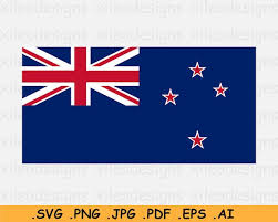 New Zealand Flag Svg Kiwi National