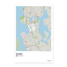 Seattle Rail Map City Train Route Map