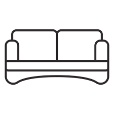 Two Seater Sofa Stroke Png Svg Design