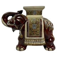 Glazed Ceramic Elephants 1960 Set Of