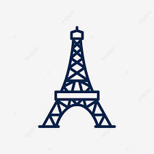 Eiffel Tower Paris Clipart Vector