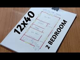 12x40 Small House Design Ll 2 Bedroom