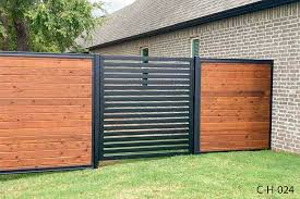 Modern Fence Systems Metal Frame Any