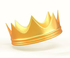 Golden Crown For King Queen Prince