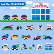 Auto Dealer Icon Vector Images