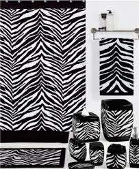 Black And White Zebra Shower Curtain
