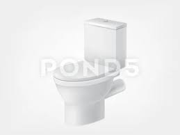Vector 3d Realistic Toilet Bowl Lid