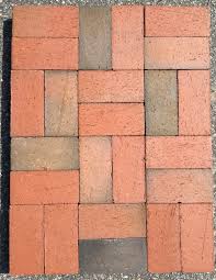 Patio Or Walkway With No Cut Paver Patterns