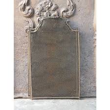 Rustic Antique Fireplace Screen P0913