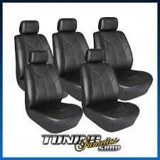 5x Premium Faux Leather Seat Cover