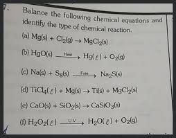 Chemical Equations