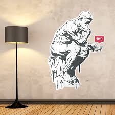 Wall Sticker Banksy The Social Thinker