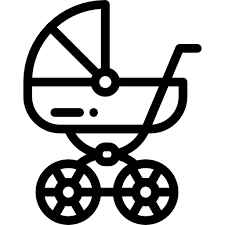 Baby Carriage Free Transport Icons