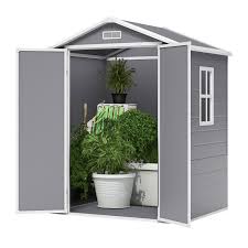 Plastic Outdoor Garden Shed 6x4 4 5x4