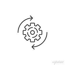 Gear Icon Cogwheel Symbol Modern