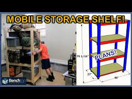 Mobile Garage Storage Shelf Garage