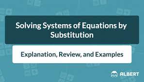 Solving Systems Of Equations By