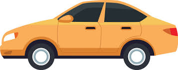 Yellow Car Vehicle Color Isolated Icon