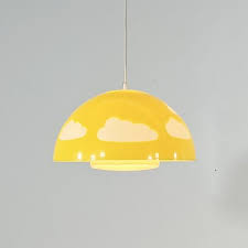 Yellow Funny Cloud Pendant Lamp By
