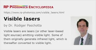 visible lasers explained by rp