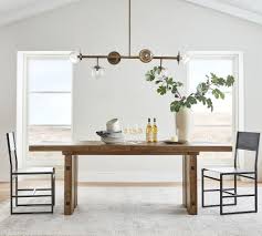 north reclaimed wood extending dining
