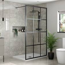 Signature Icon Grid Framed Black Wet