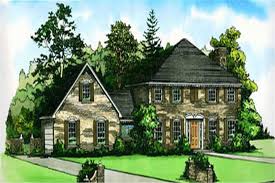 Colonial House Plans Home Design Rg2105b