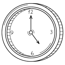 Mechanical Og Round Wall Clock With