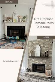 Diy Fireplace Remodel With Airstone