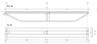 post tensioned concrete beam bridge