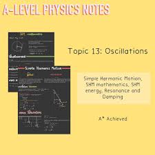 Physics Notes A Level Oscillations