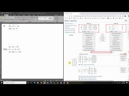 Using Matrix Calculator To Solve